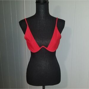 Mizaful Red Swim Top like new